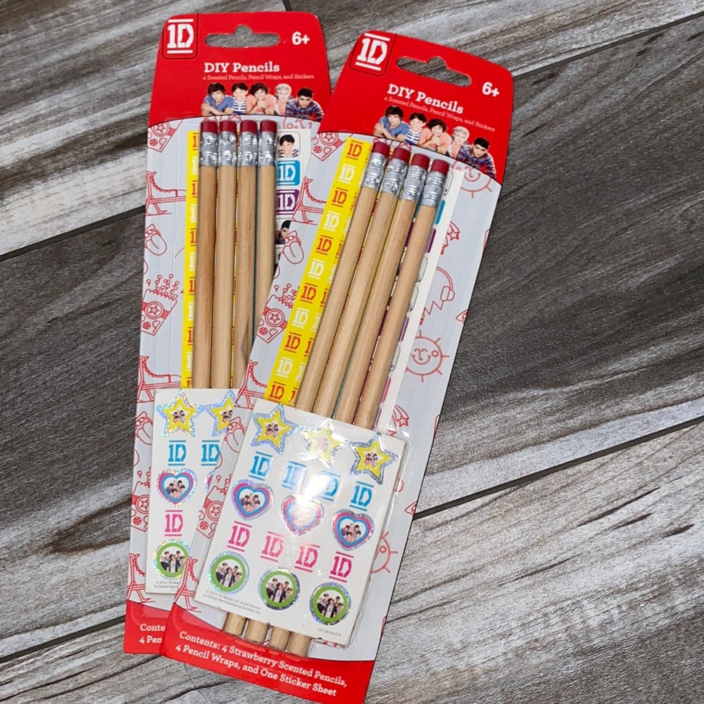 One Direction pencils